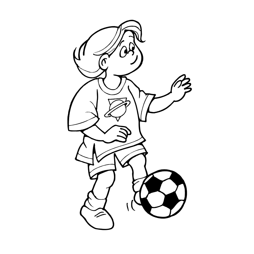 Plansa de colorat cu Fotbal 36 30